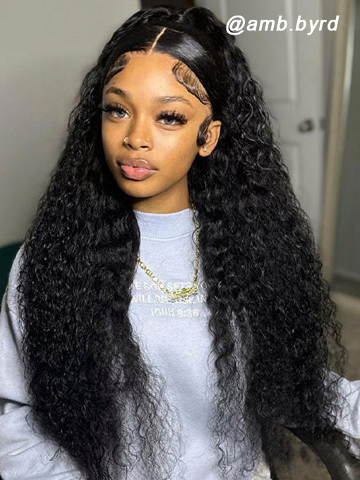 Water Wave Hair 13x4 Swiss HD Lace Front Wigs Skin Melt IRoyal Hair